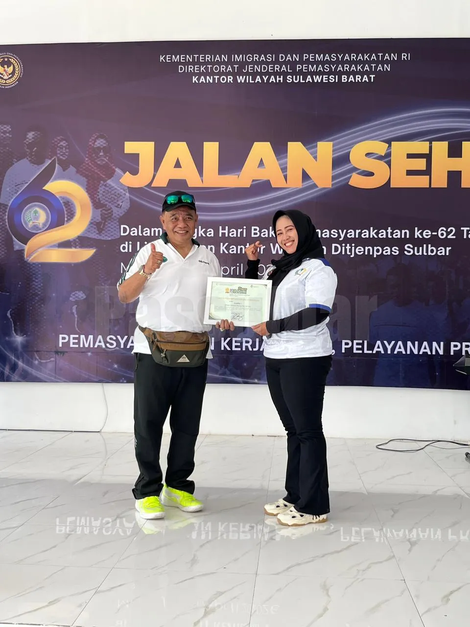 Panen Prestasi di HBP Ke-62, Lapas Perempuan Mamuju Boyong 8 Penghargaan