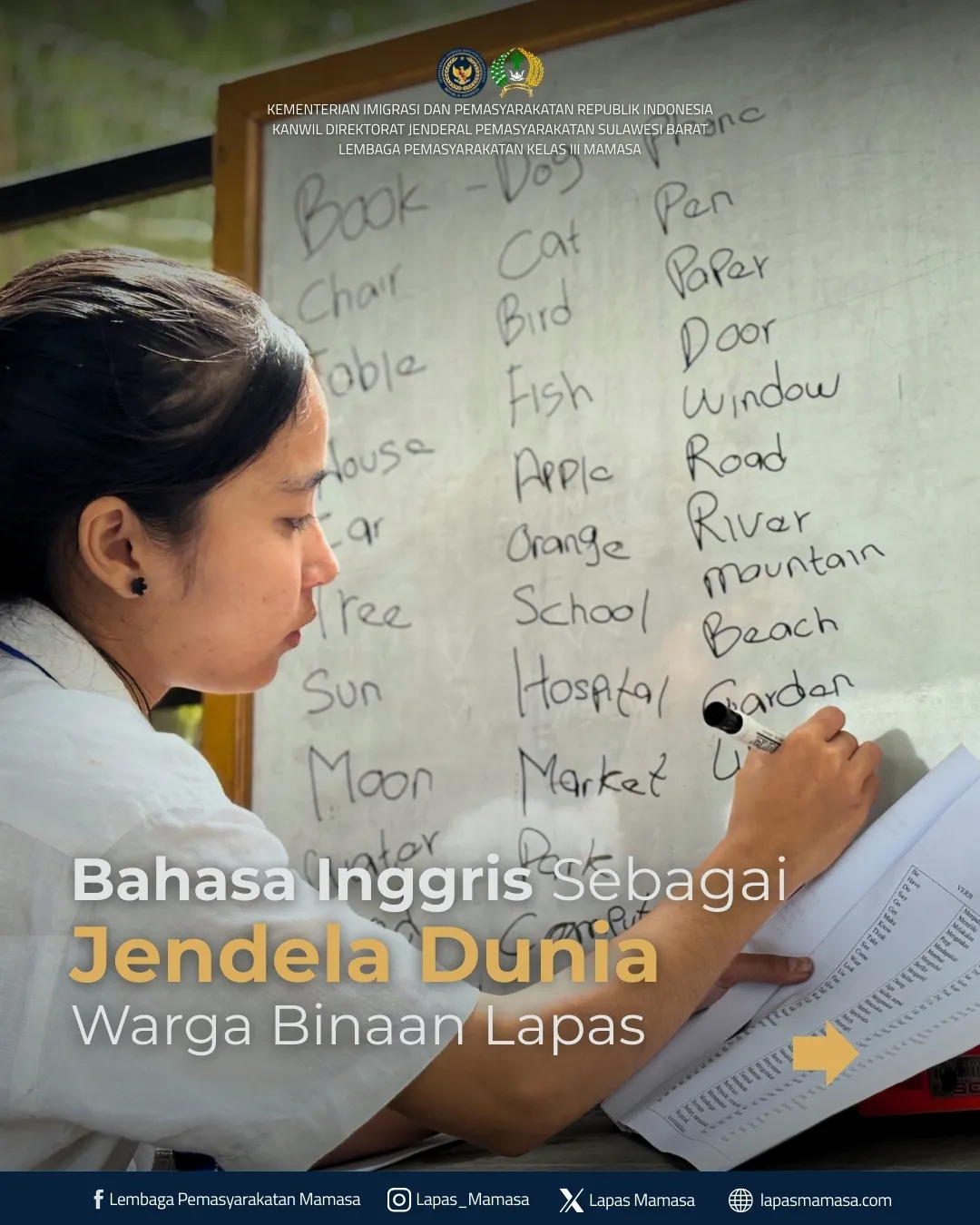 Bahasa Inggris Sebagai Jendela Dunia Warga Binaan Lapas