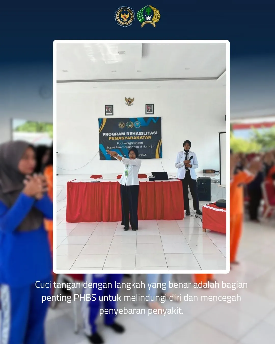 Bangun Budaya Hidup Bersih, Lapas Perempuan Mamuju Gelar Penyuluhan PHBS bagi Warga Binaan