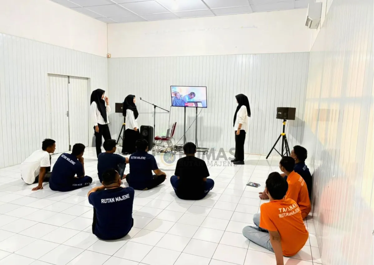 Bekali Warga Binaan Bahasa Asing, Rutan Majene Hadirkan Metode Belajar Lewat Media Visual