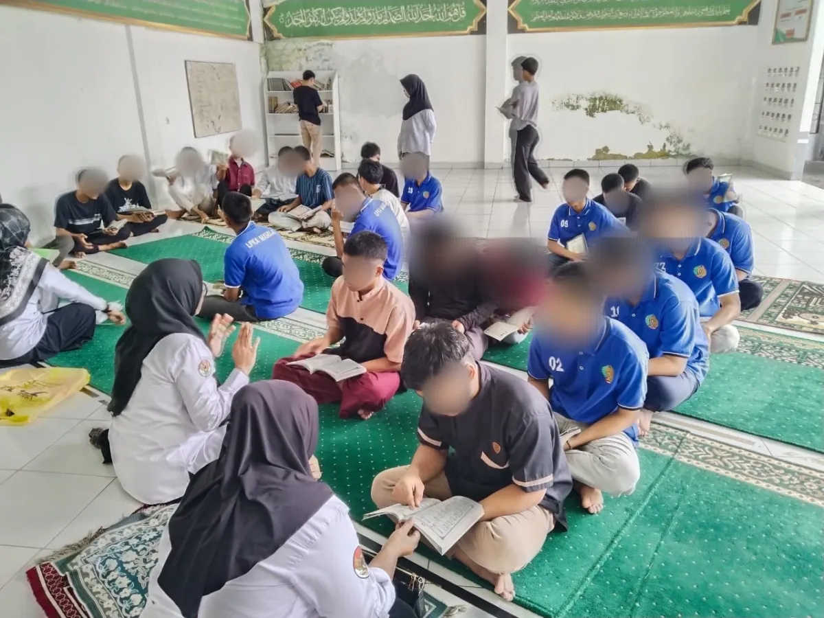 Cahaya Iman di Balik Tembok LPKA, Anak Binaan LPKA Mamuju Ikuti Pembinaan Keagamaan Bersama Kemenag Mamuju