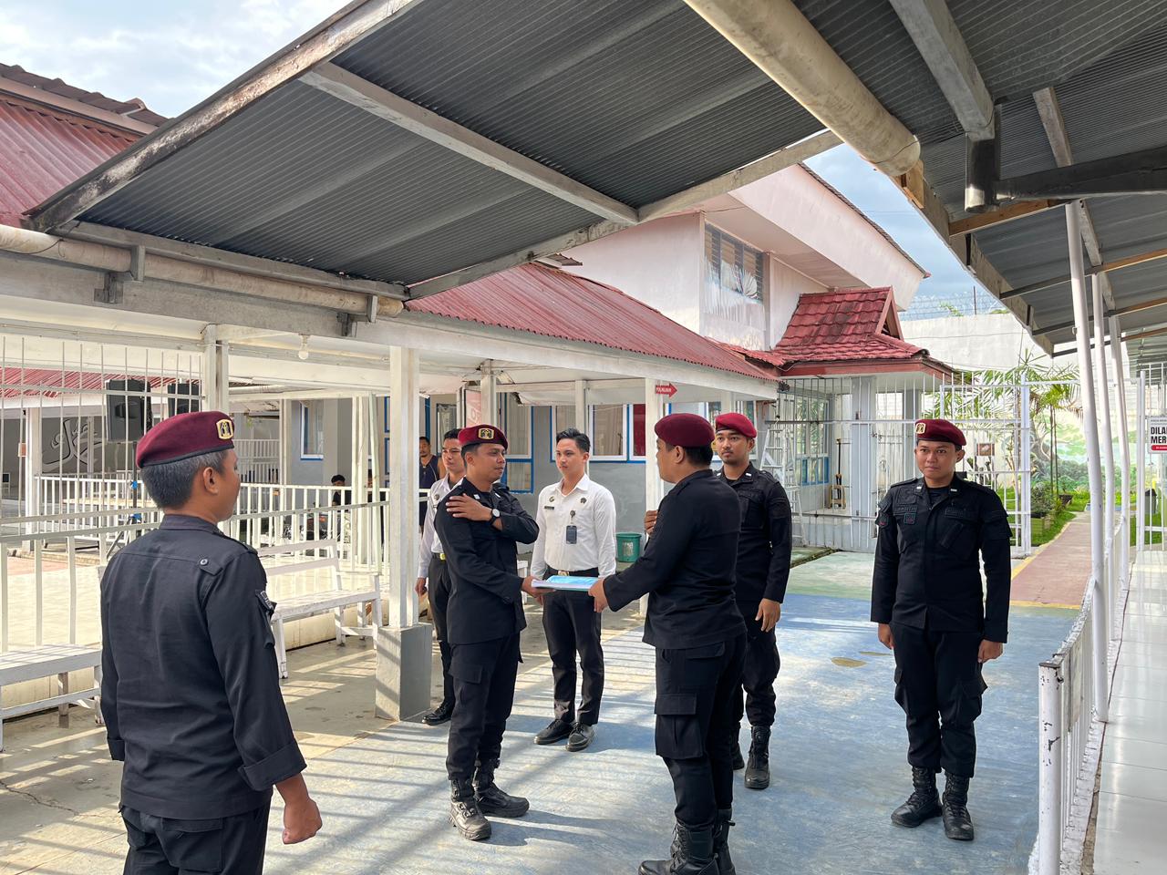 Dalam Suasana Natal, Rutan Mamuju Tingkatkan Kewaspadaan dan Soliditas Regu Pengamanan