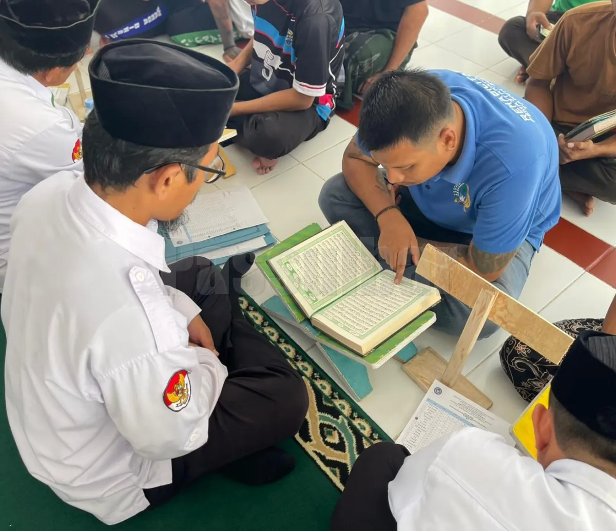 Dari Kelas Iqra' Hingga Juz Amma,  Rutan Mamuju Berkolaborasi Dengan Kemenag Mamuju Perkuat Pembinaan Keagamaan Warga Binaan