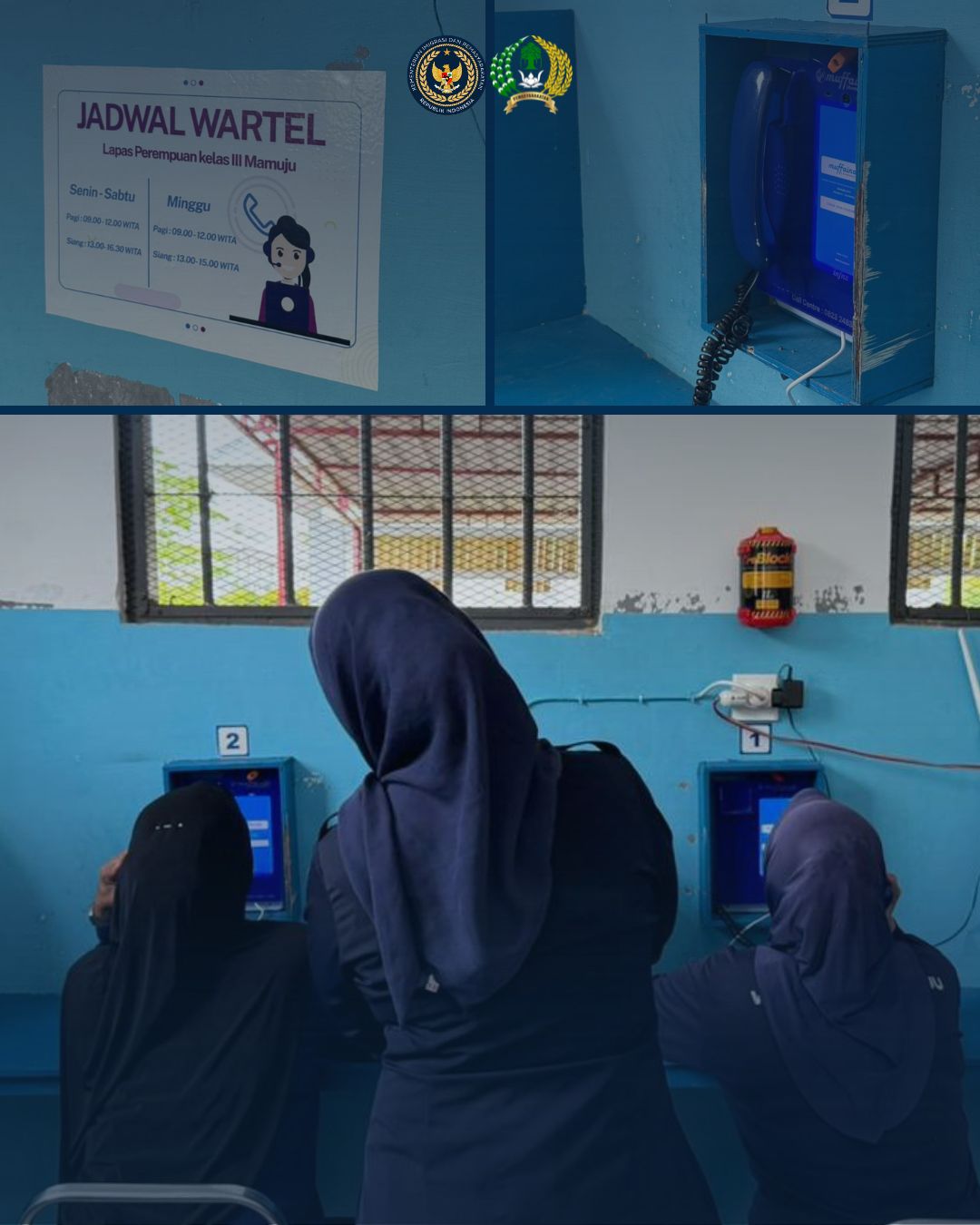 Hangatnya Suara Keluarga di Balik Jeruji, Wartel WBP Hadirkan Rindu di Bulan Ramadan