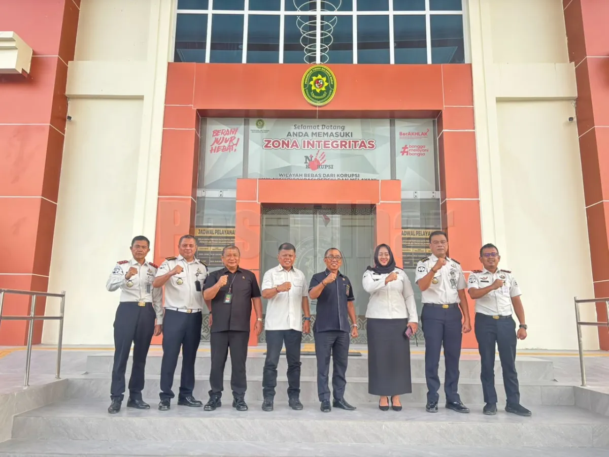 Harmonisasi Sistem Peradilan Pidana, Kakanwil Ditjenpas Sulbar Said Mahdar Silaturahmi ke Ketua Pengadilan Tinggi Sulbar