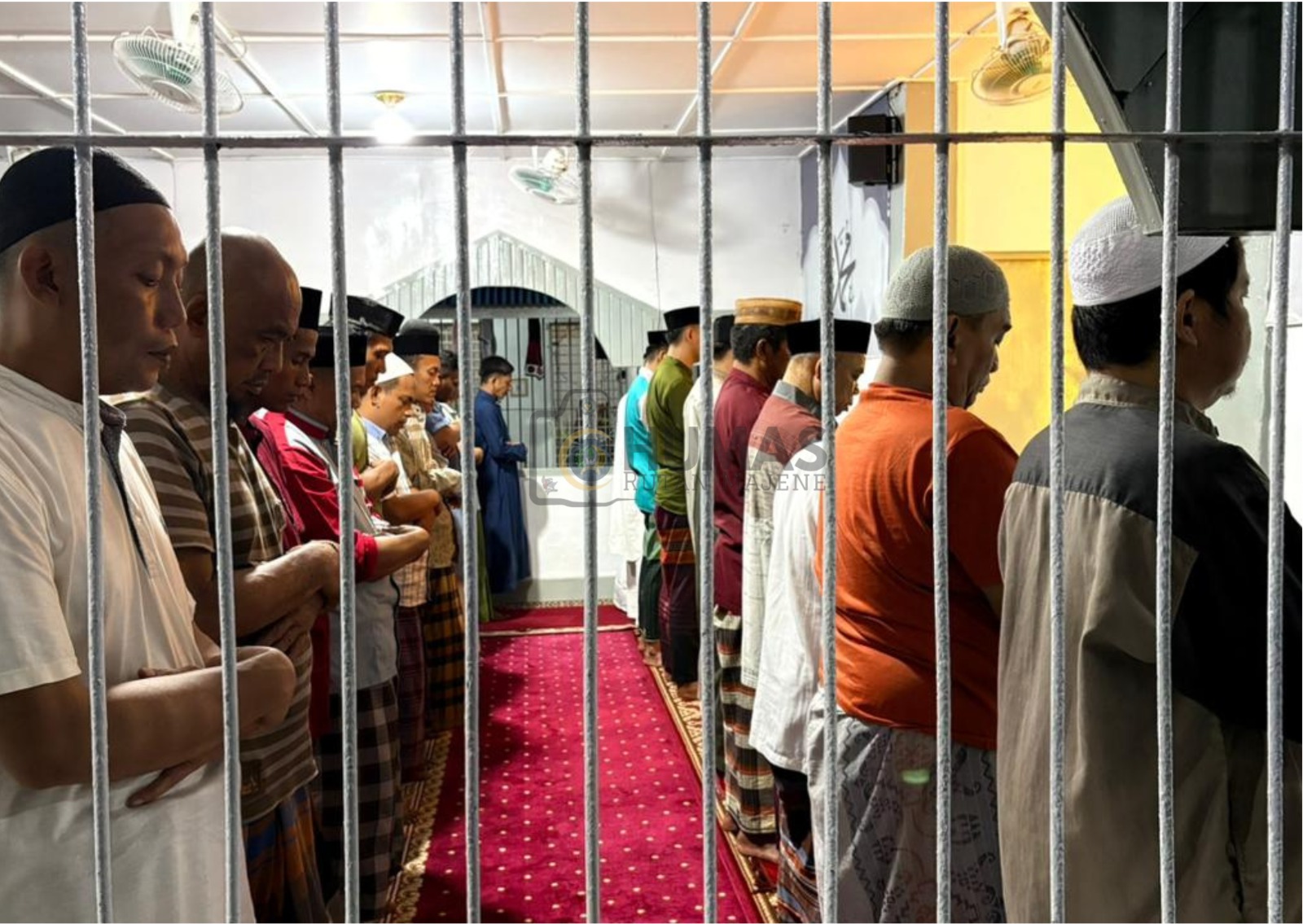 Hidupkan Malam Ramadan, Rutan Majene Laksanakan Salat Tarawih Berjamaah