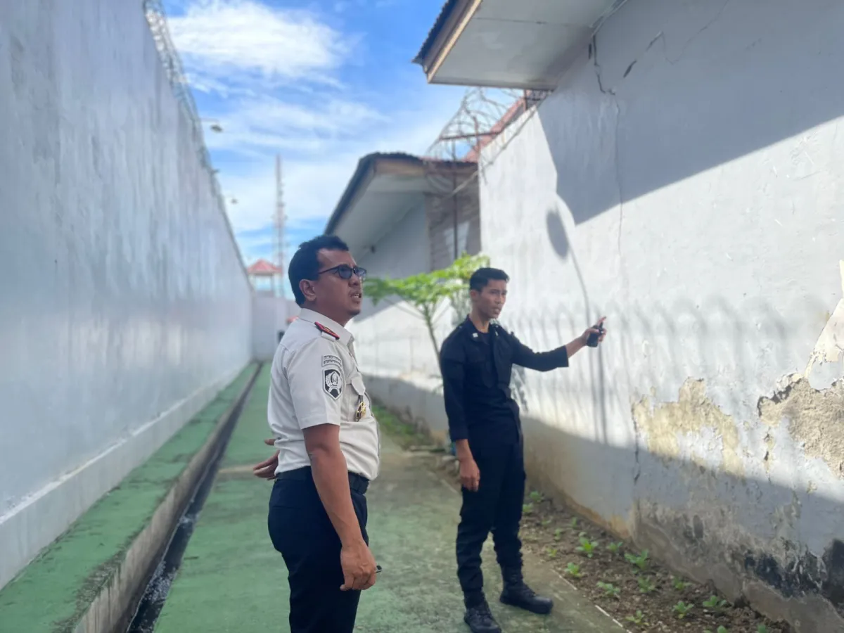 Jaga Kondisi Keamanan Jelang Ramadhan, Karutan Mamuju Cek Situasi Kamtib Rutan