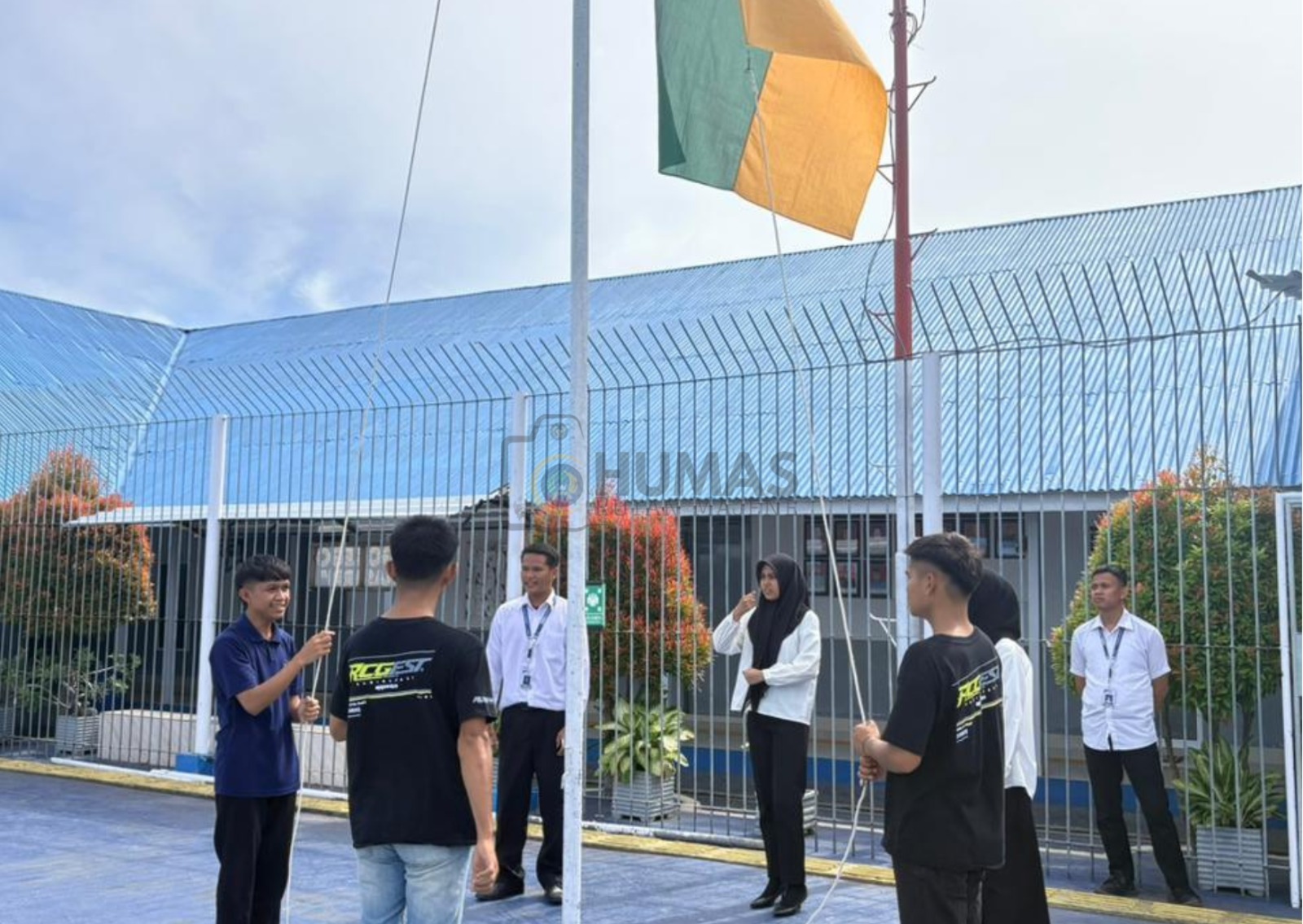 Jelang Pelaksanaan Upacara, Rutan Majene Latih Warga Binaan Jadi Petugas Upacara sebagai Wujud Pembinaan Kepribadian Berbasis Nasionalisme