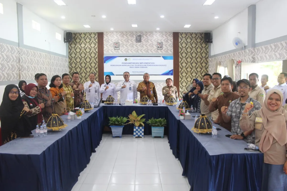 Kakanwil Ditjenpas Sulbar Hadiri Kegiatan Pendampingan Implementasi Pendidikan Berkualitas bagi Anak Binaan LPKA Kelas II Mamuju