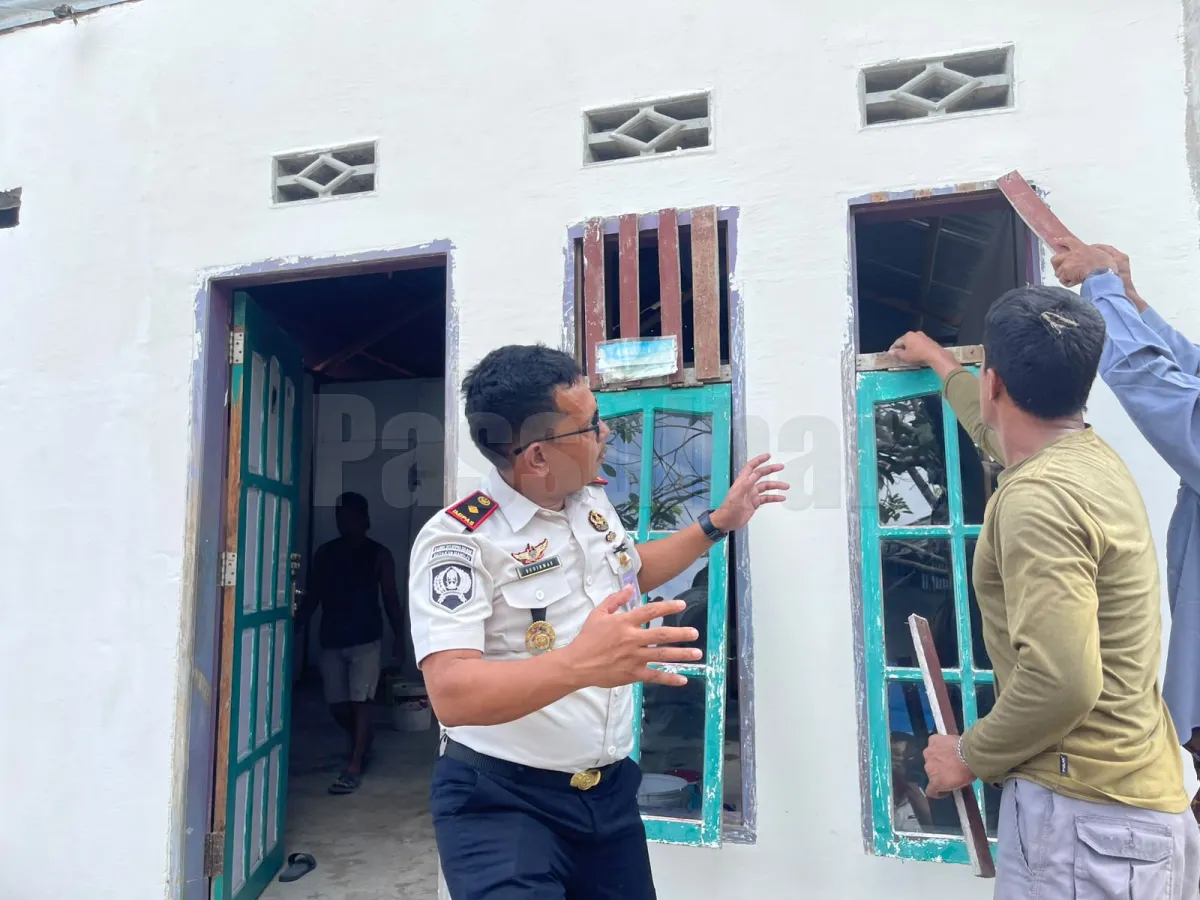 Karutan Mamuju Turun Langsung Pantau Program Bedah Rumah Kemenimipas, Wujud Nyata Kepedulian Kepada Masyarakat
