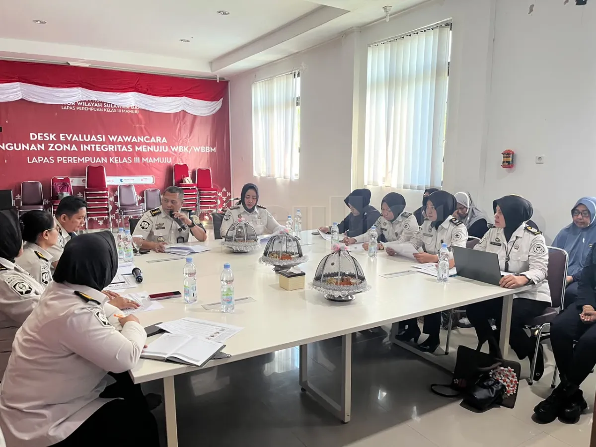 Kawal Pemenuhan Hak Bersyarat, Kanwil Ditjenpas Sulbar Mendampingi Sidang TPP Remisi Umum di LPP Mamuju