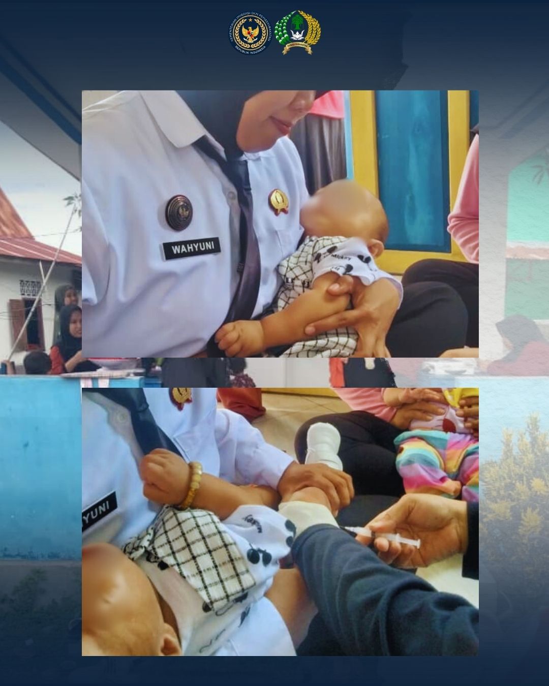 Komitmen Layanan Humanis, Lapas Perempuan Mamuju Fasilitasi Imunisasi Anak Bawaan