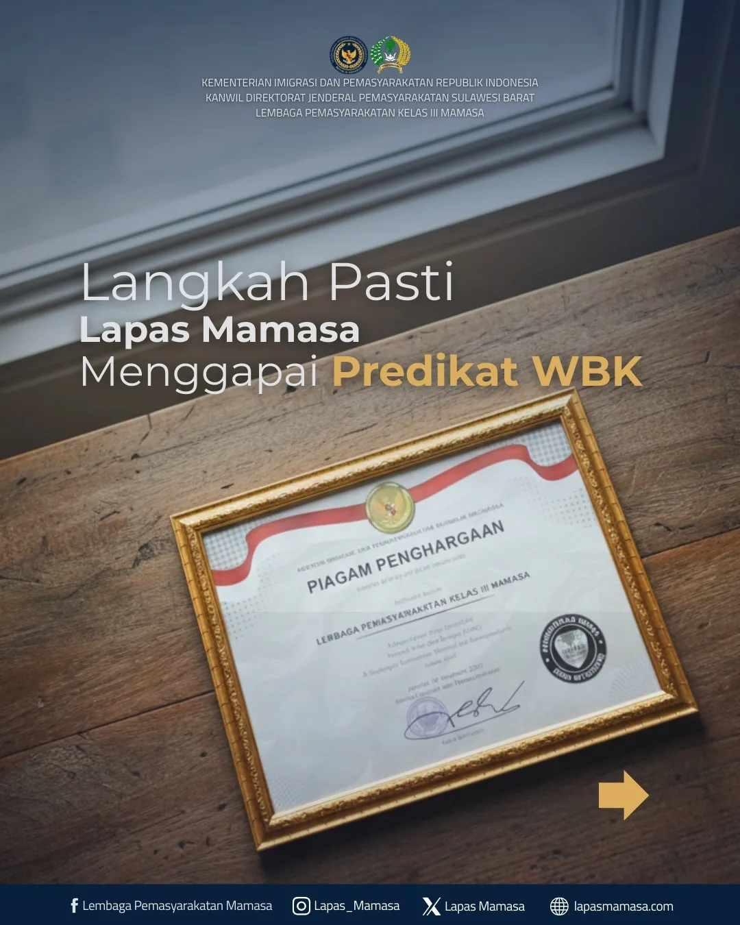 Langkah Pasti Lapas Mamasa Menggapai Predikat WBK