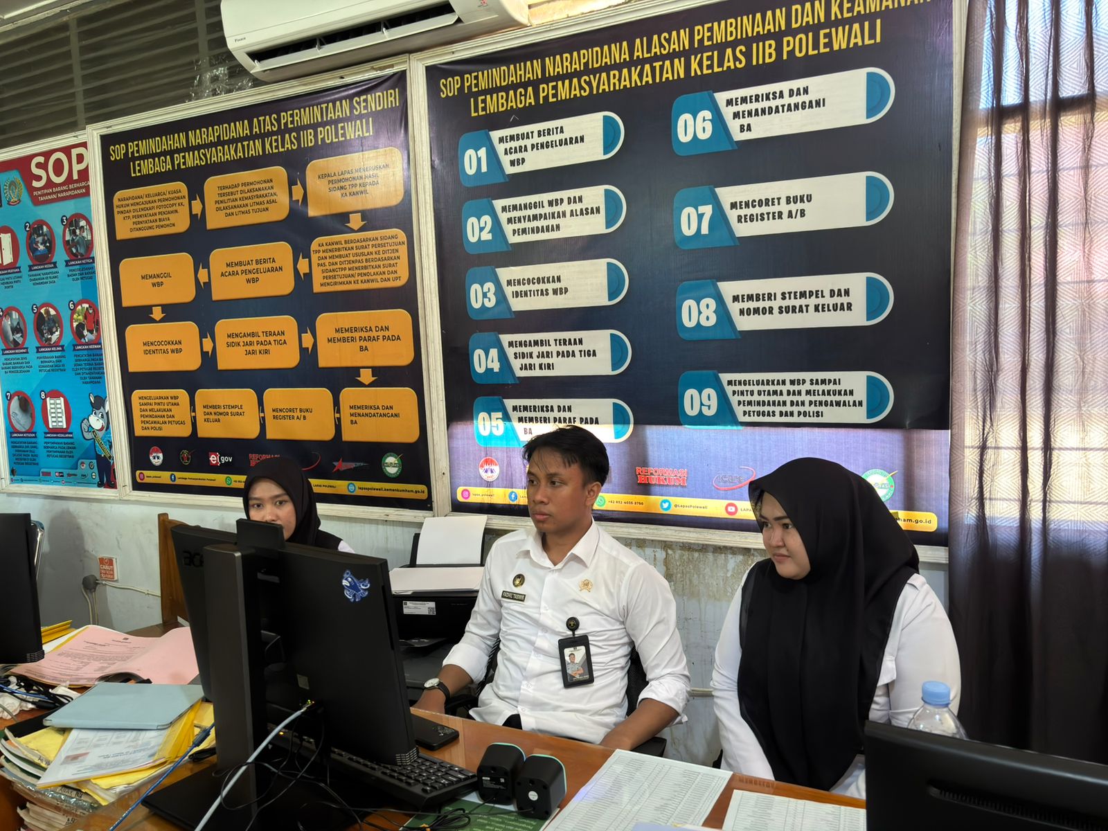 Lapas Kelas IIB Polewali mengikuti kegiatan Uji Petik Pedoman Asesmen dan Instrumen Risiko dan Kebutuhan Pemasyarakatan Tahun 2025