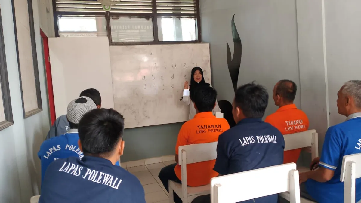 Lapas Kelas IIB Polewali Selenggarakan Program Keaksaraan Dasar untuk Tingkatkan Literasi Warga Binaan