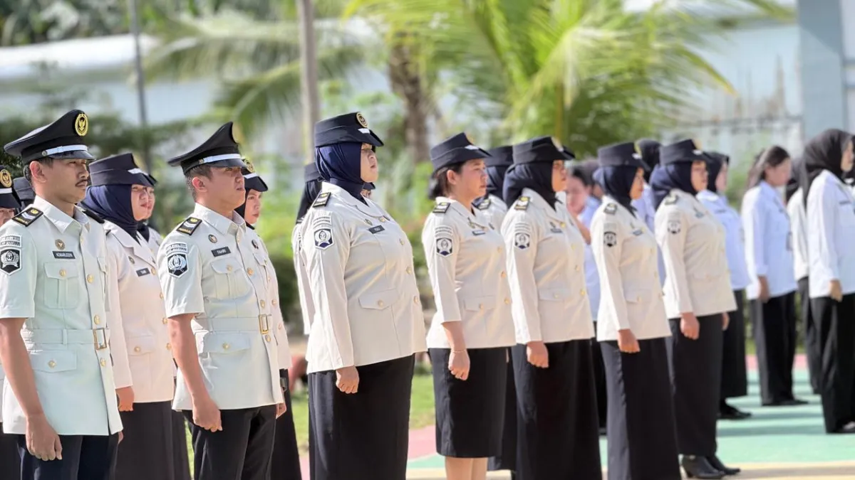 Lapas Perempuan Kelas III Mamuju Gelar Upacara Penyematan Kenaikan Pangkat, 28 Pegawai Terima Amanah Baru