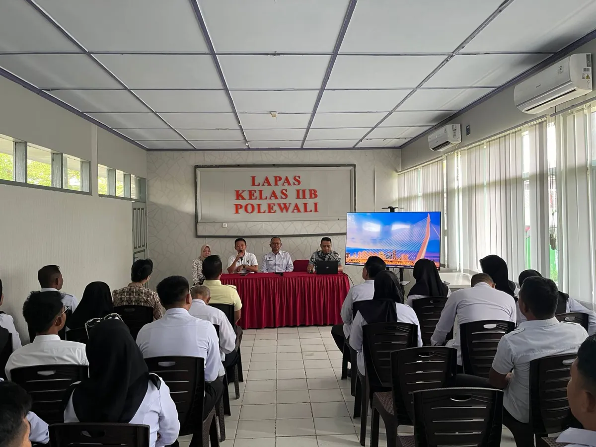 Lapas Polewali Melaksanakan Sosialisasi Pelayanan Prima
