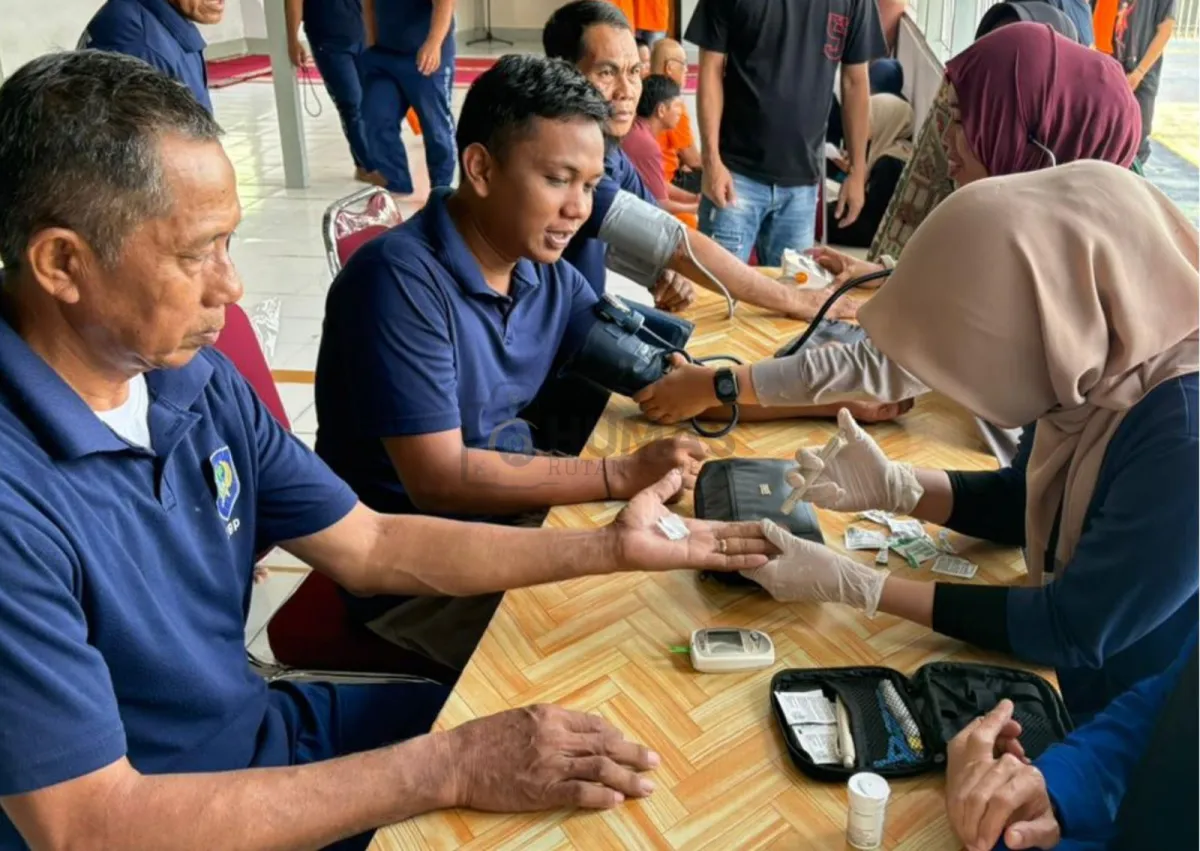 Layanan Kesehatan Siamasei Rutan Kelas IIB Majene Laksanakan Skrining Bagi Warga Binaan