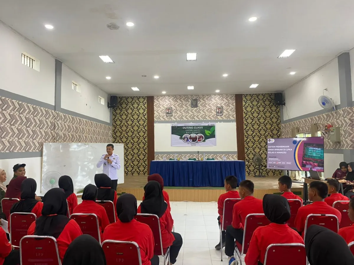 LPKA Mamuju Terima Kunjungan Sekolah Rakyat Terintegrasi (STR) 21 Mamuju, Perkuat Edukasi Pembinaan Anak Lewat Outing Class