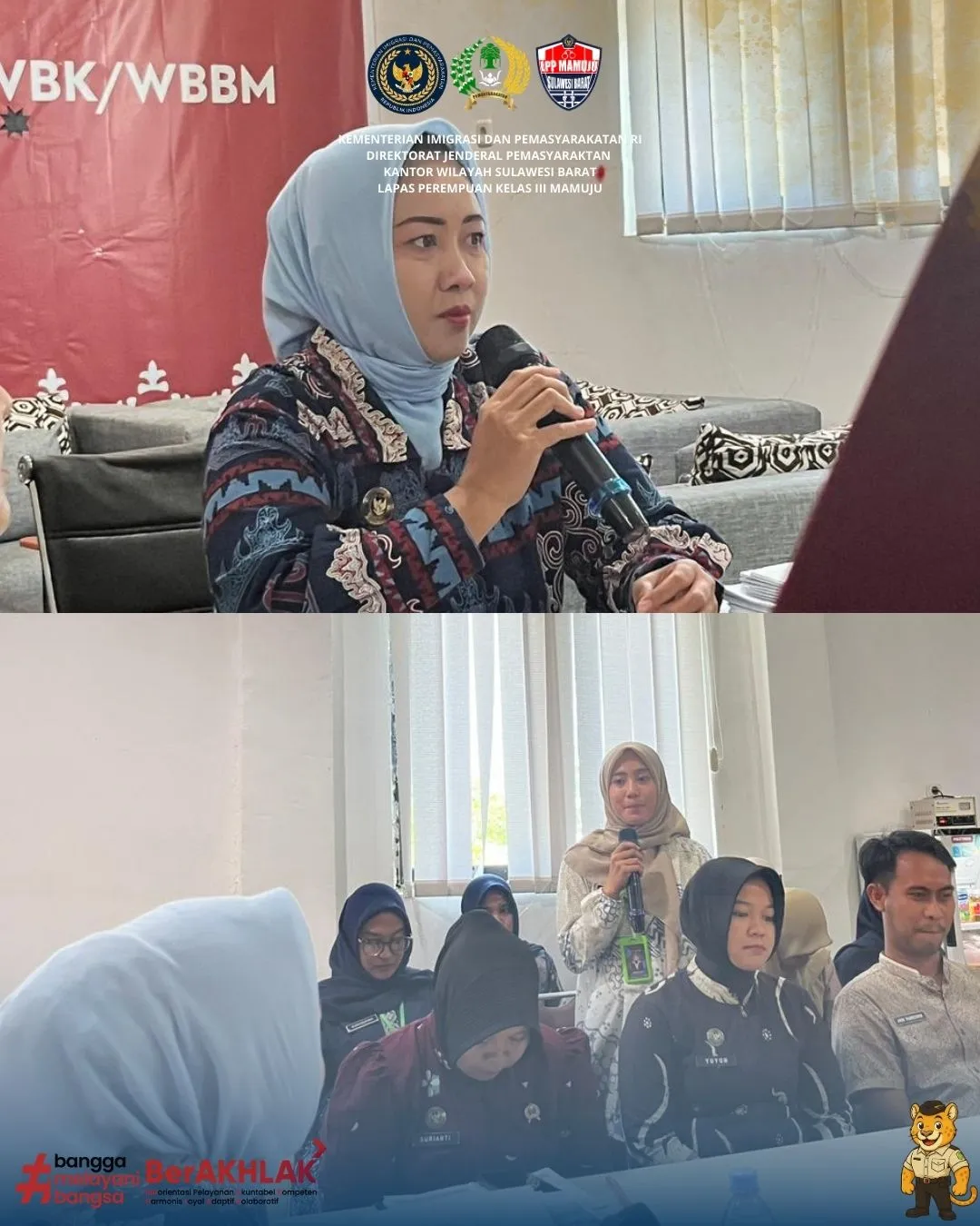 Membangun Awal yang Kuat: Kalapas Perempuan Mamuju Pimpin Sesi Pengenalan Peserta Magang Kemnaker