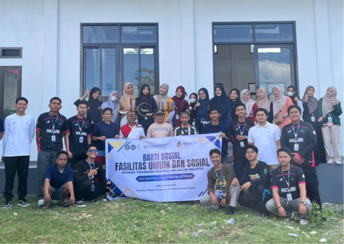 Mengabdi Lewat Aksi Nyata, Rutan Majene Gelar Bakti Sosial pada Peringatan HBP ke-62