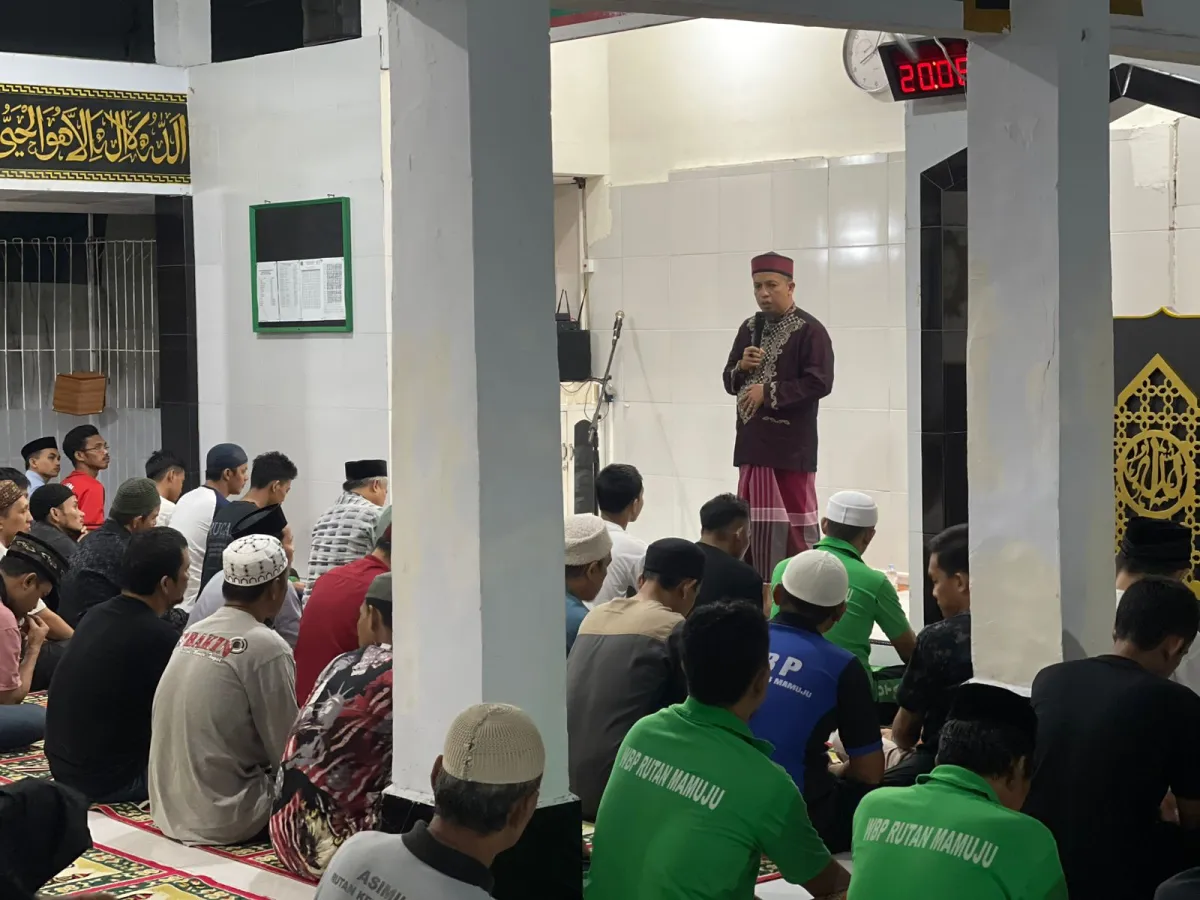 Gema Ramadhan di Rutan Mamuju, Narapidana Fokus Perbaiki Diri