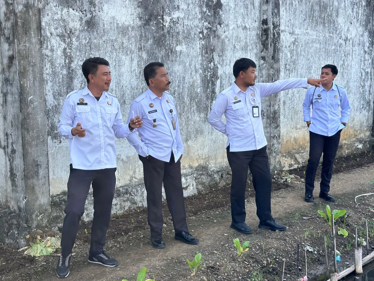Pastikan Produksi Optimal, Tim Giatja Lapas Polewali Lakukan Kontrol Rutin Area SAE