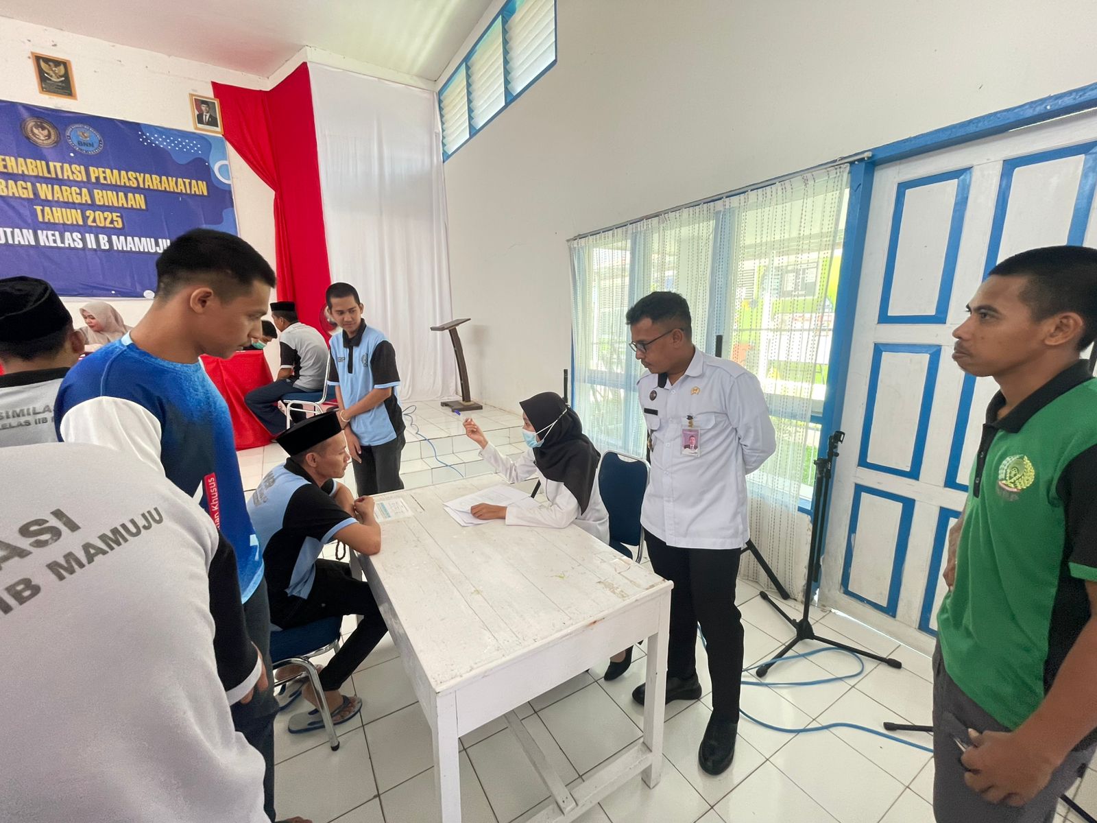 Peduli Kesehatan Warga Binaan, Rutan Mamuju Gelar Skrining HIV Pada Populasi Khusus