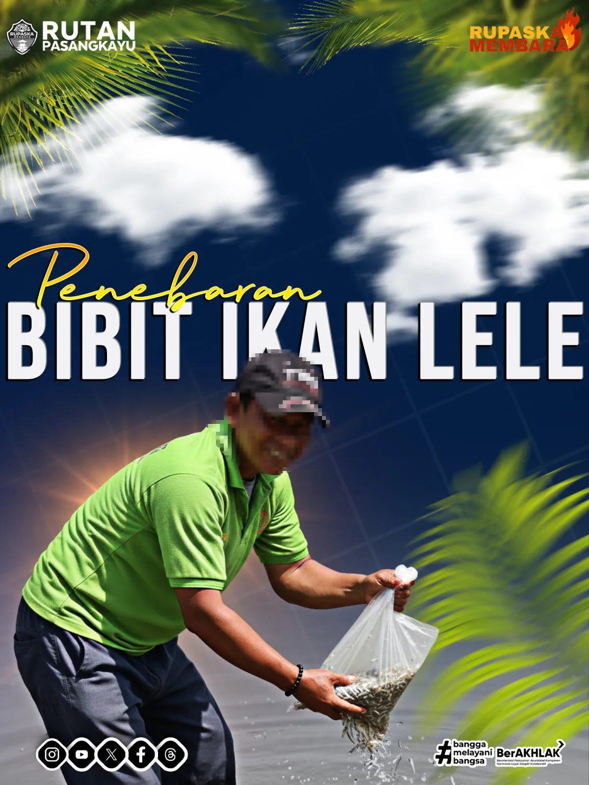 Penebaran Bobot Ikan Lele