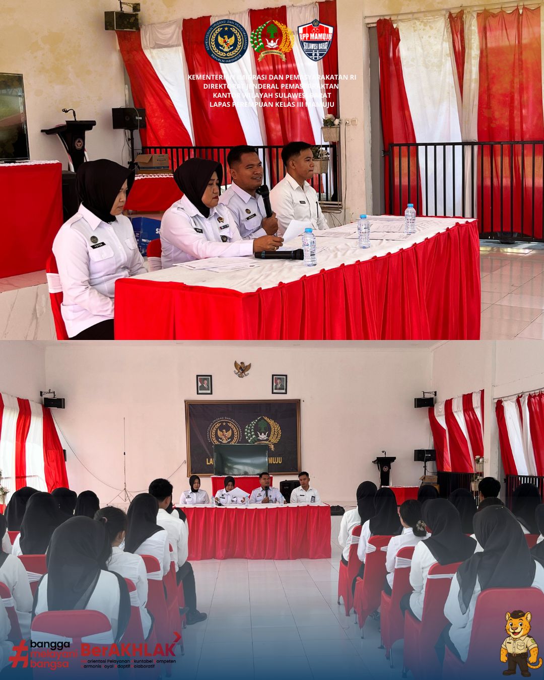 Penerimaan dan Pembekalan Peserta Magang Resmi Digelar di Lapas Perempuan Mamuju