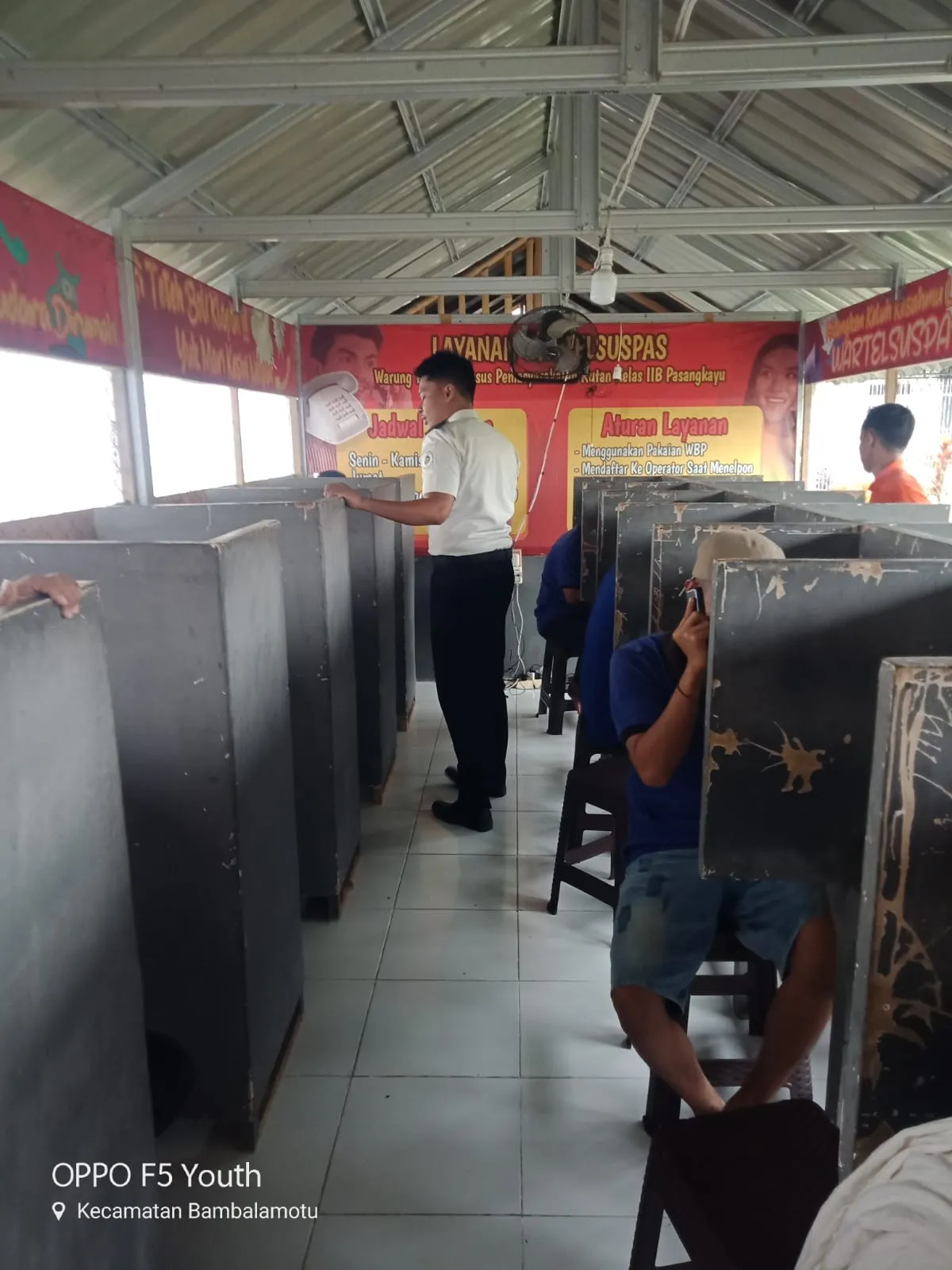 Pengawasan Wartel Rutan Pasangkayu Berjalan Optimal dan Tertib