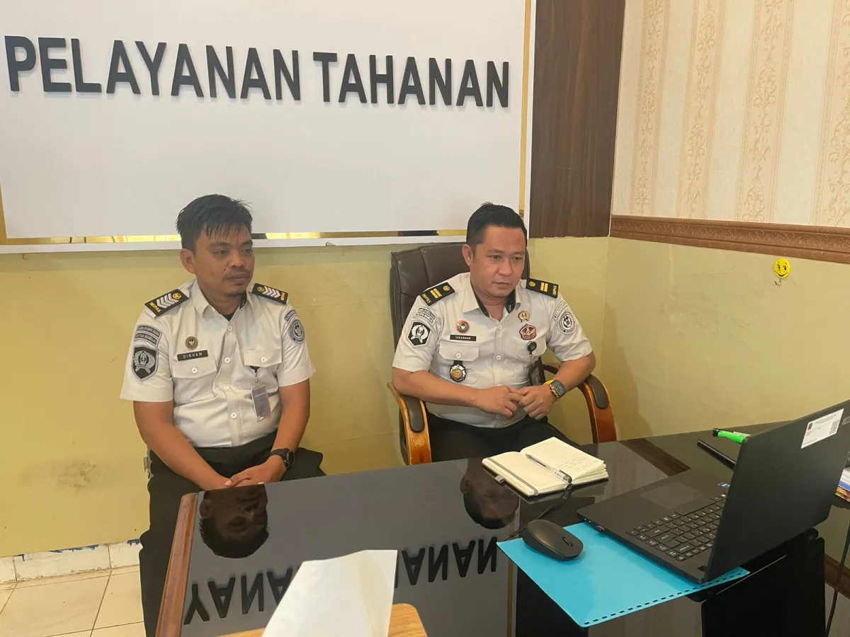 Perkuat Akurasi Layanan Hak Warga Binaan, Kasubsi Pelayanan Tahanan Ikuti Arahan Strategis Dirjenpas