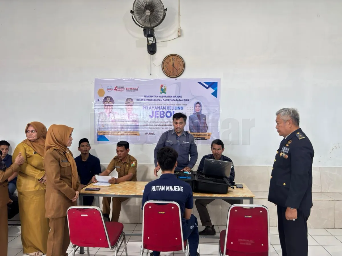 Perkuat Layanan Publik, Rutan Majene Gandeng Disdukcapil Penuhi Hak Identitas Warga Binaan