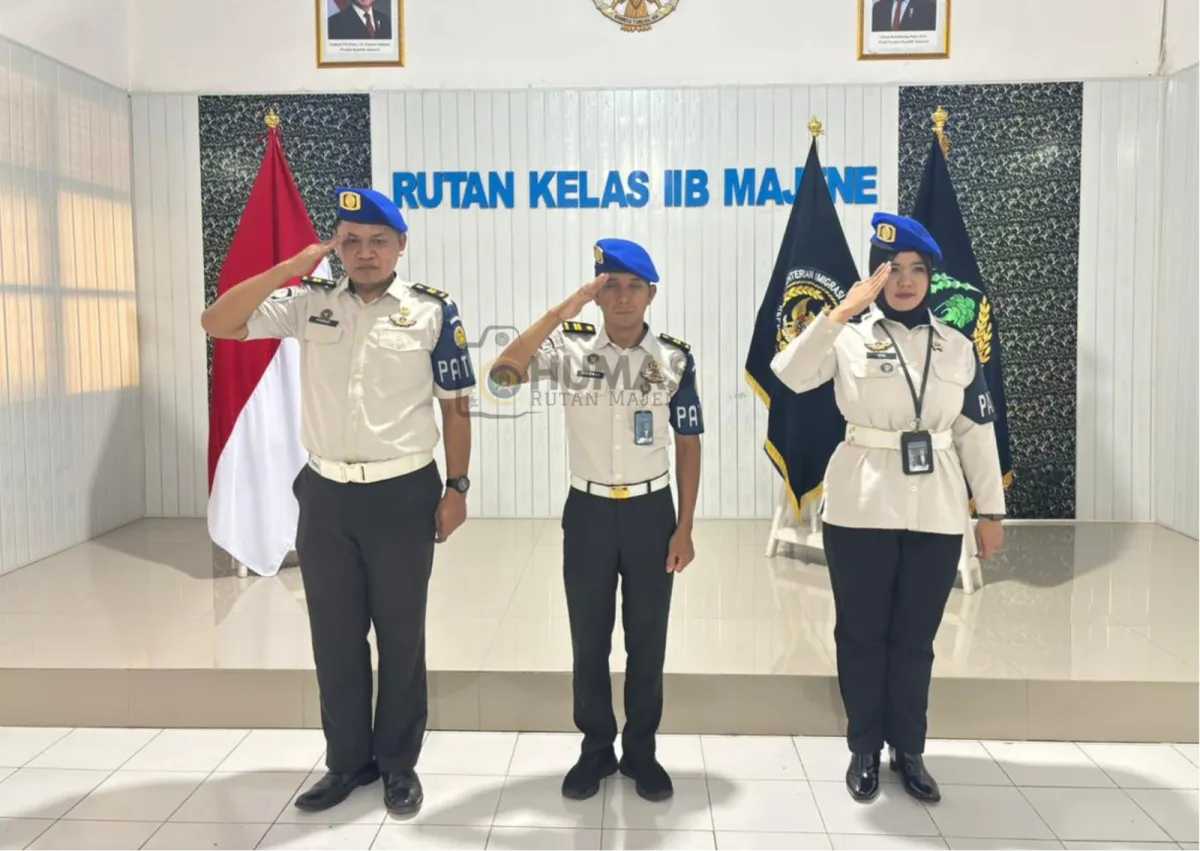 Perkuat Pengawasan Internal, Rutan Kelas IIB Majene Ikuti Pengukuhan Satops Patnal