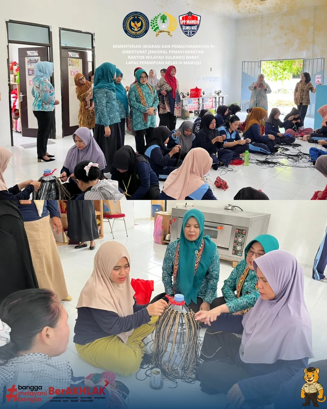 PKK Kabupaten Mamuju Kunjungi Lapas Perempuan Mamuju, Perkuat Silaturahmi dan Dukung Pembinaan Warga Binaan