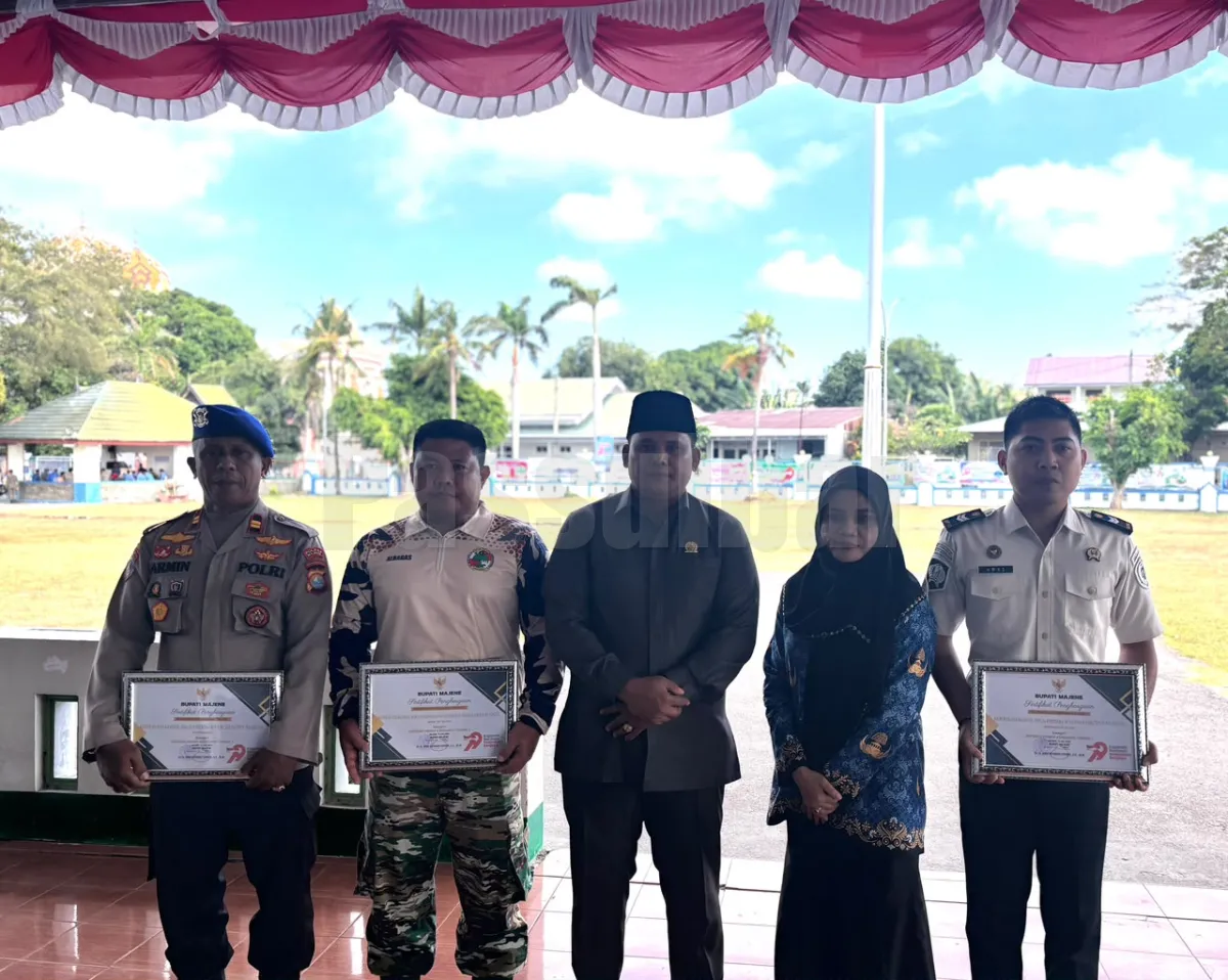 PRIMKOPASINDO Rutan Majene Raih Penghargaan Koperasi Primer Konsumen Terbaik III pada Peringatan Hari Koperasi Nasional