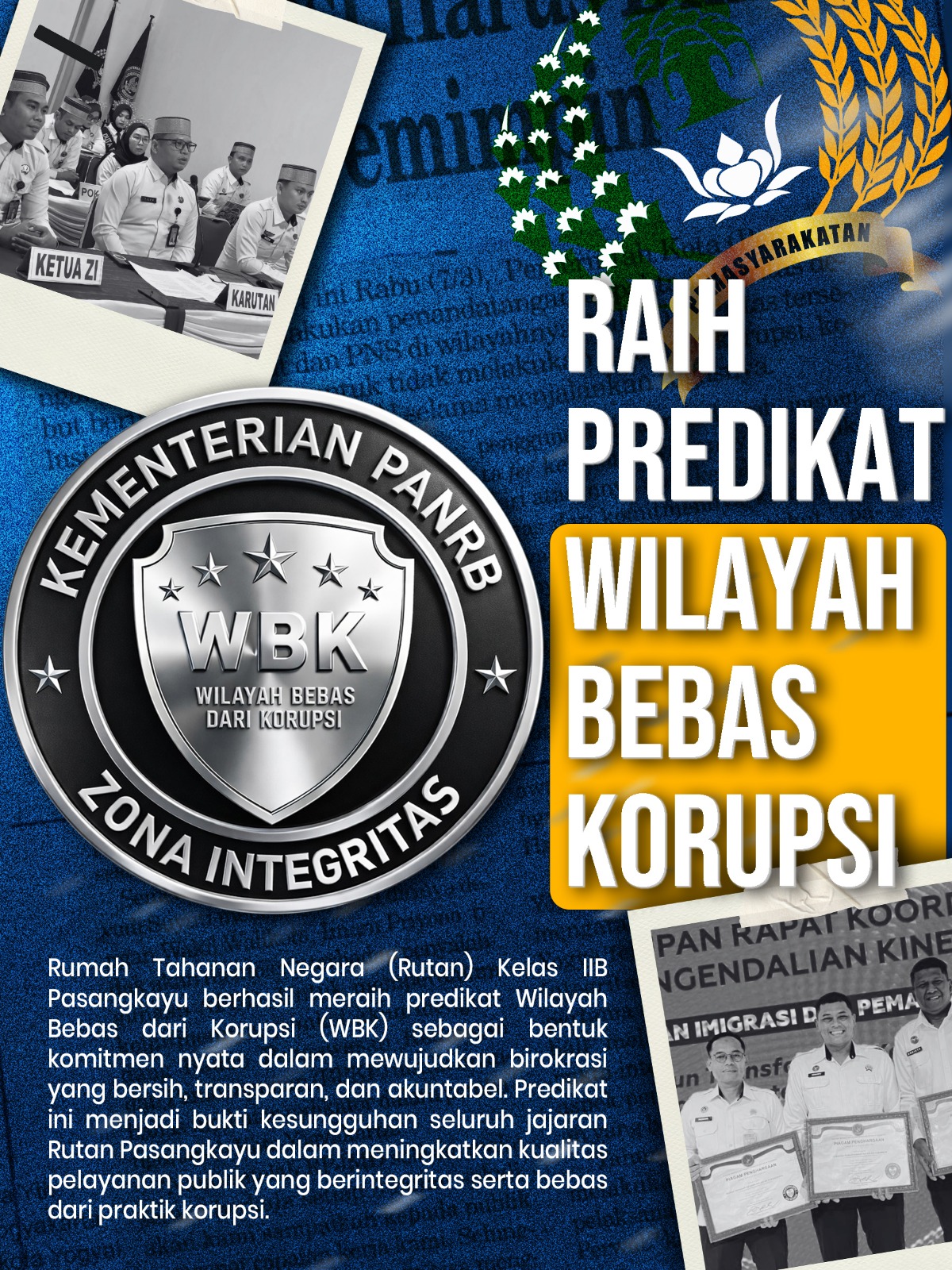 Raih Predikat WBK