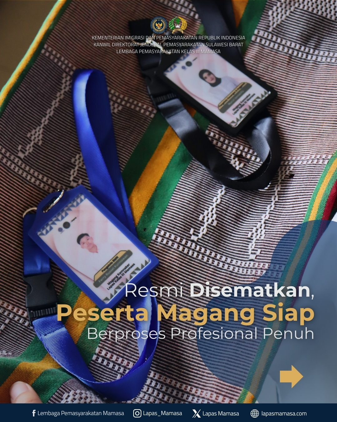 Resmi Disematkan, Peserta Magang Siap Berproses Profesional Penuh