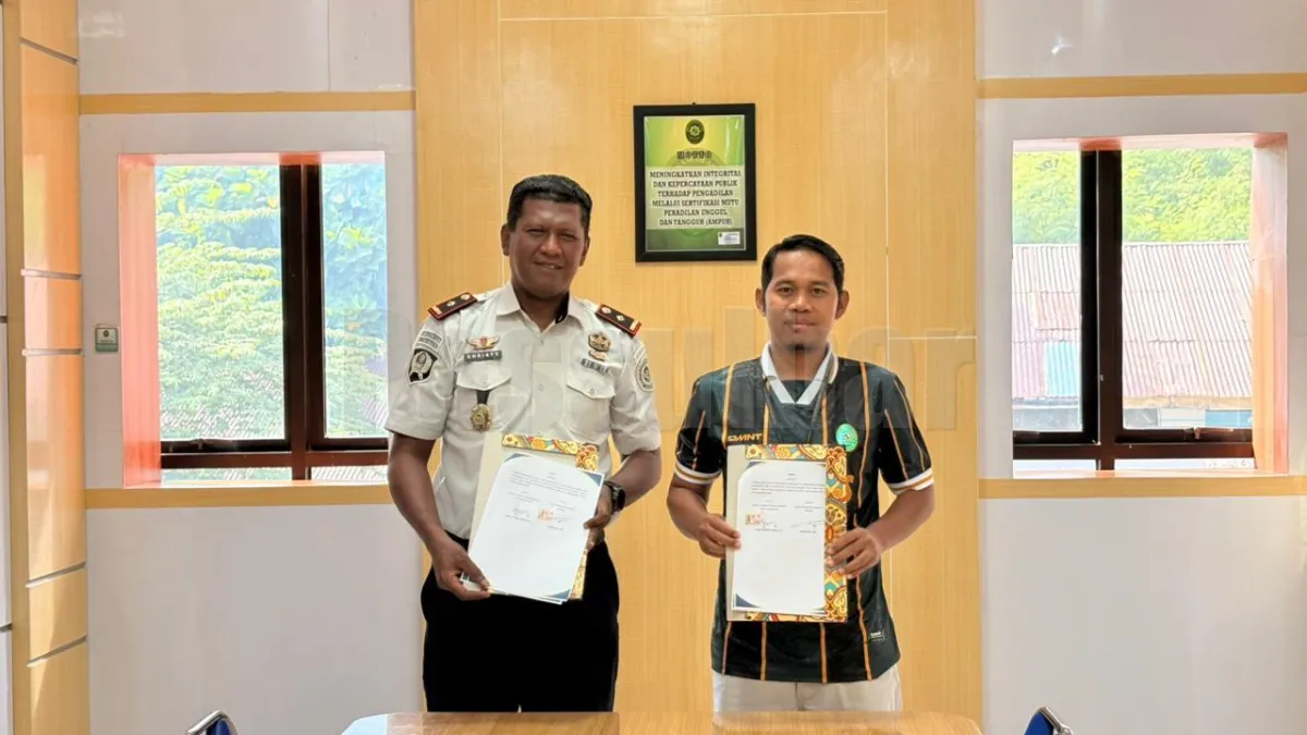 Rutan Majene dan Pengadilan Negeri Majene Teken PKS Zero Overstaying, Perkuat Sinergi Penegakan Hukum