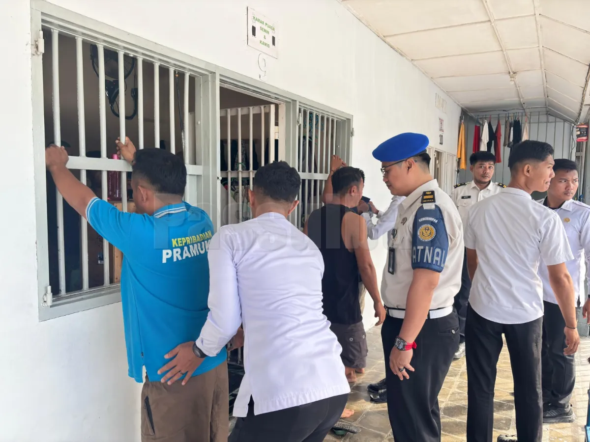 Rutan Majene Gelar Penggeledahan Kamar Hunian, Pastikan Situasi Tetap Aman dan Kondusif