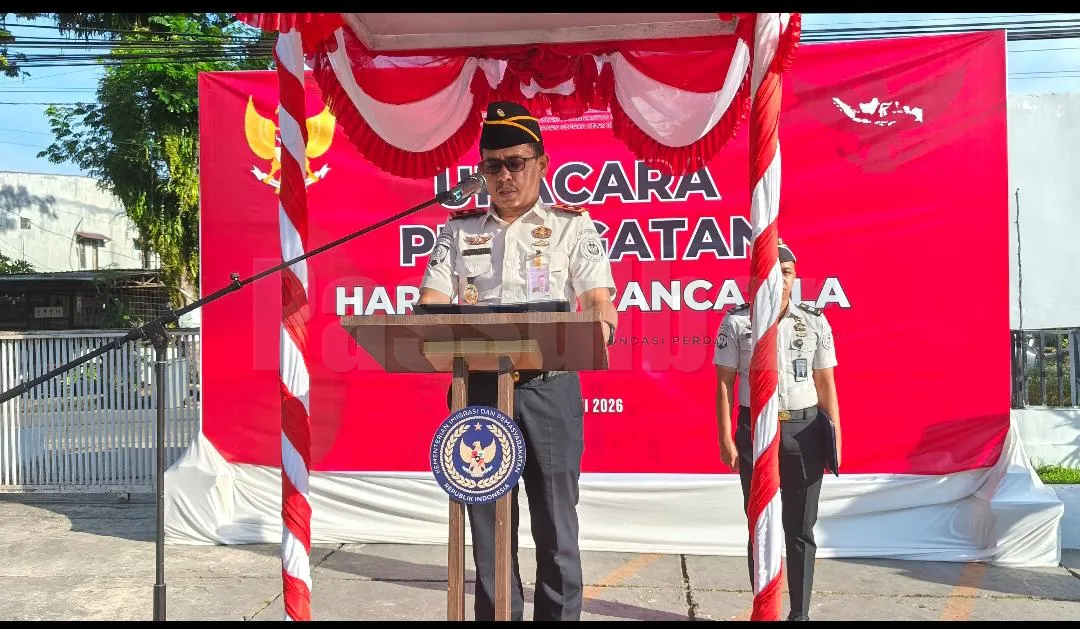 Rutan Mamuju Gelar Upacara Peringatan Hari Lahir Pancasila,  Teguhkan Nilai Pemersatu Bangsa