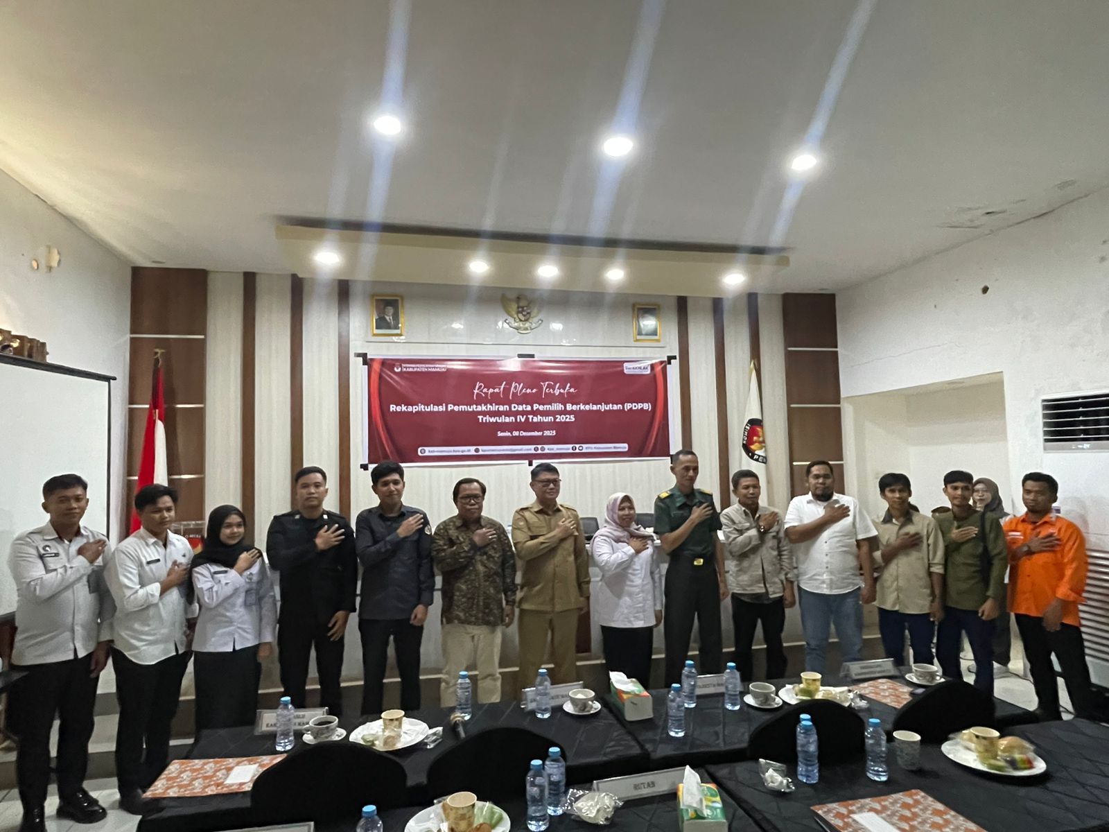 Rutan Mamuju Hadiri Rapat Pleno Terbuka Rekapitulasi PDPB Triwulan IV Tahun 2025