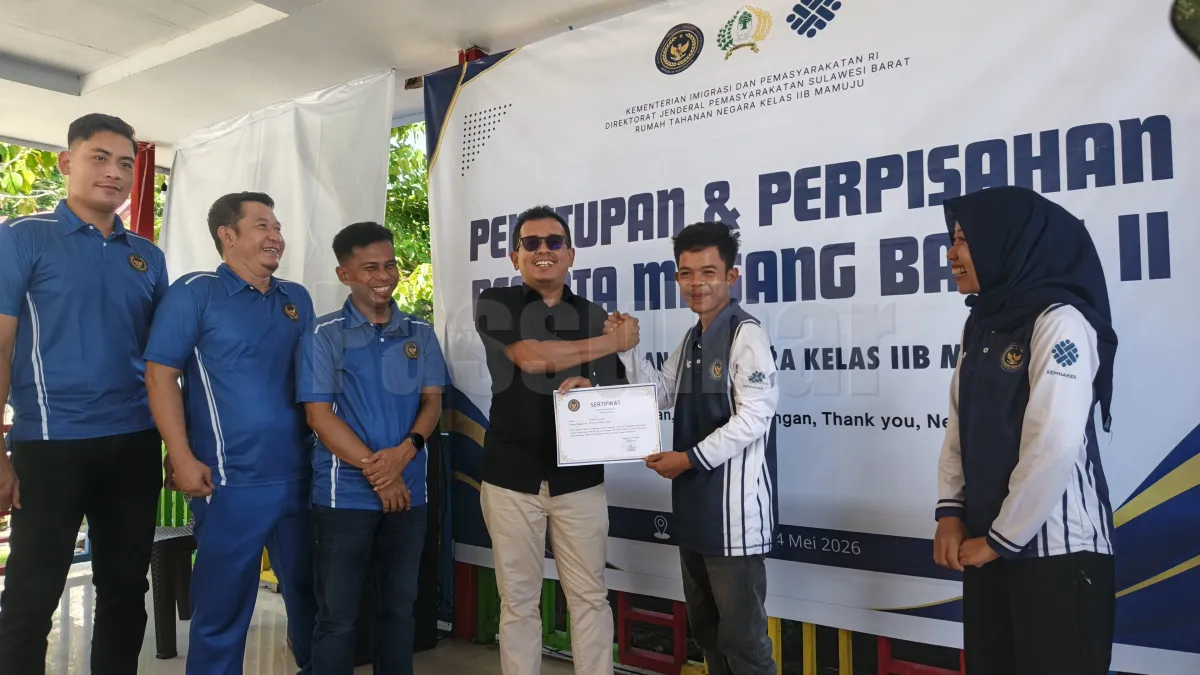 Rutan Mamuju Tutup Program Magang Kemenaker Batch II, Karutan Mamuju Beri Pesan Penting
