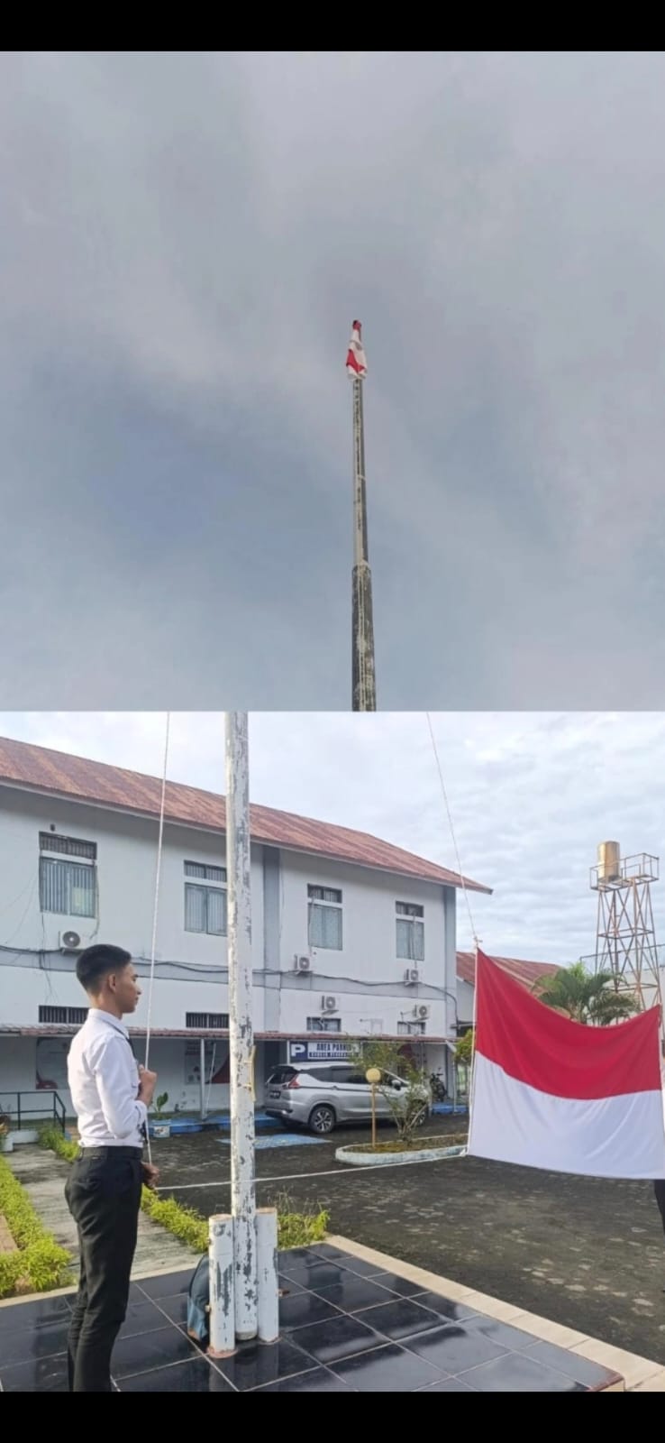Rutan Pasangkayu Laksanakan Pengibaran Bendera Merah Putih