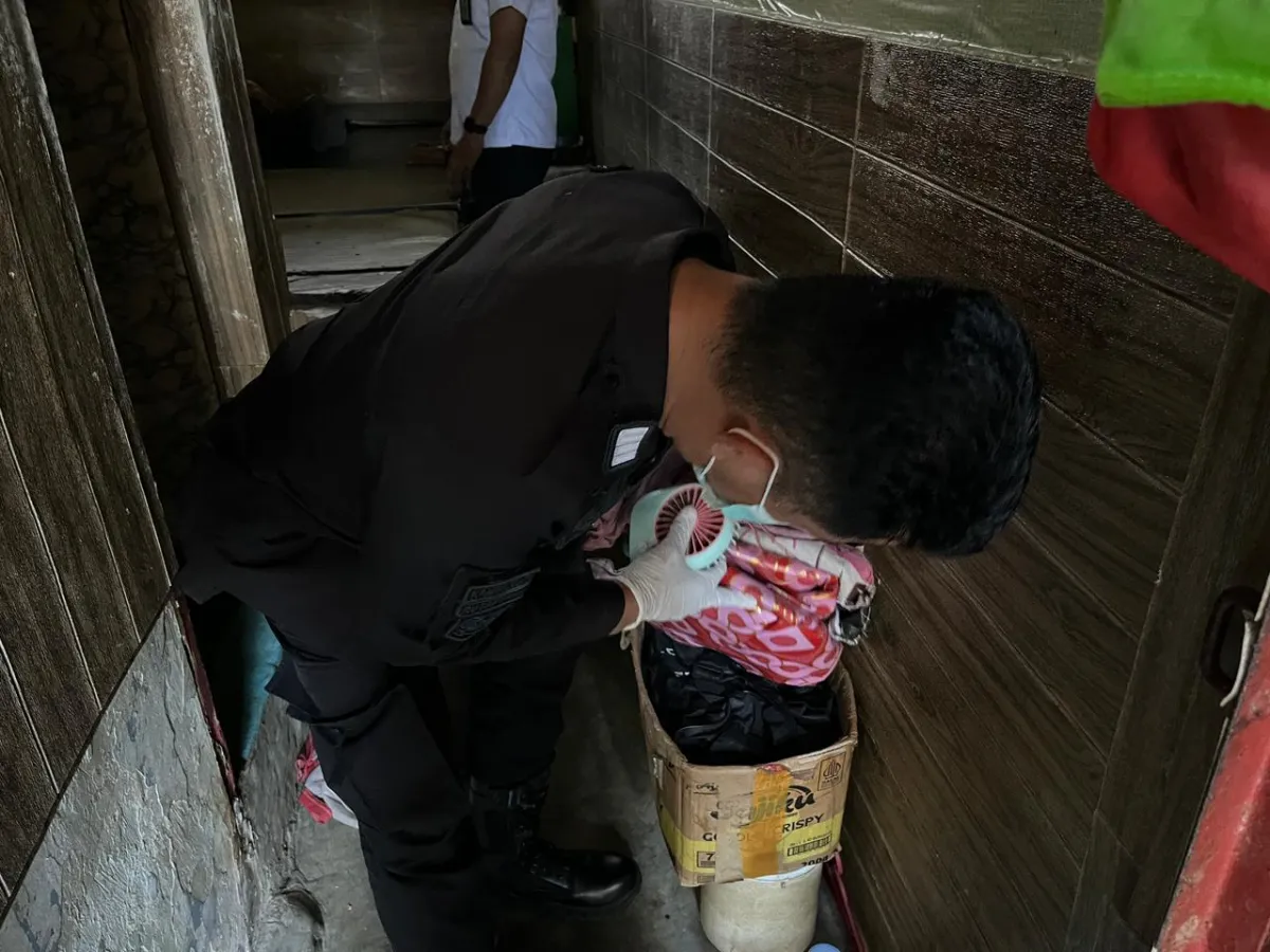 Sambut Ramadhan, Kesatuan Pengamanan Rutan Kelas IIB Mamuju Gelar Penggeledahan Blok Hunian