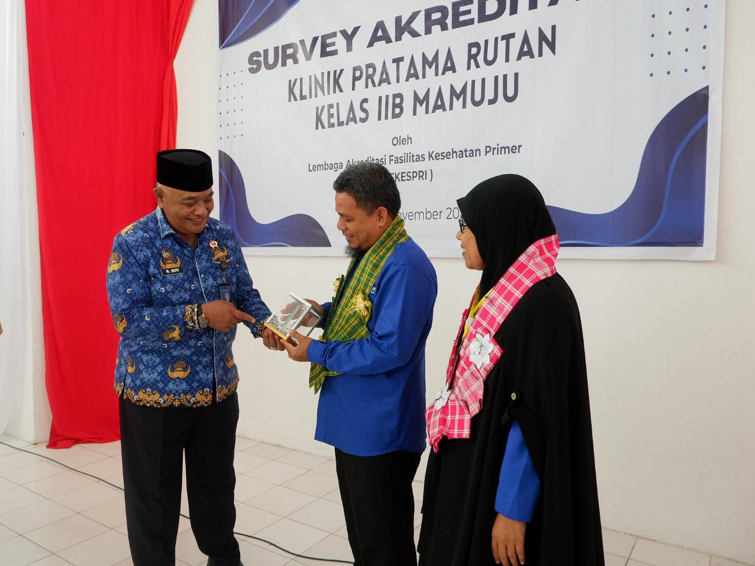 Selangkah Lagi Menuju Status Paripurna, Klinik Rutan Mamuju Ikuti Akreditasi Lapangan Lafkespri