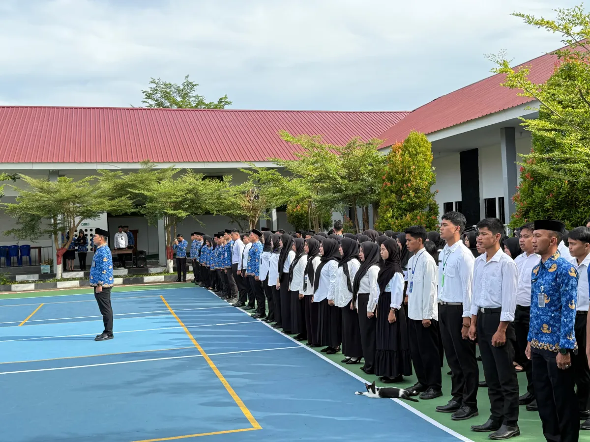 Semangat Pengabdian, LPKA Mamuju Bersama Kanwil PAS Sulbar & LPP Mamuju Ikuti Upacara HUT Korpri 2025 dengan Khidmat