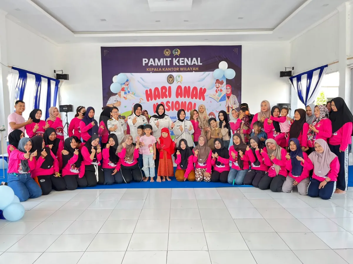 Suasana Hangat dan Penuh Kebahagiaan Warnai Peringatan Hari Anak Nasional Ke-42 di Lapas Perempuan Mamuju