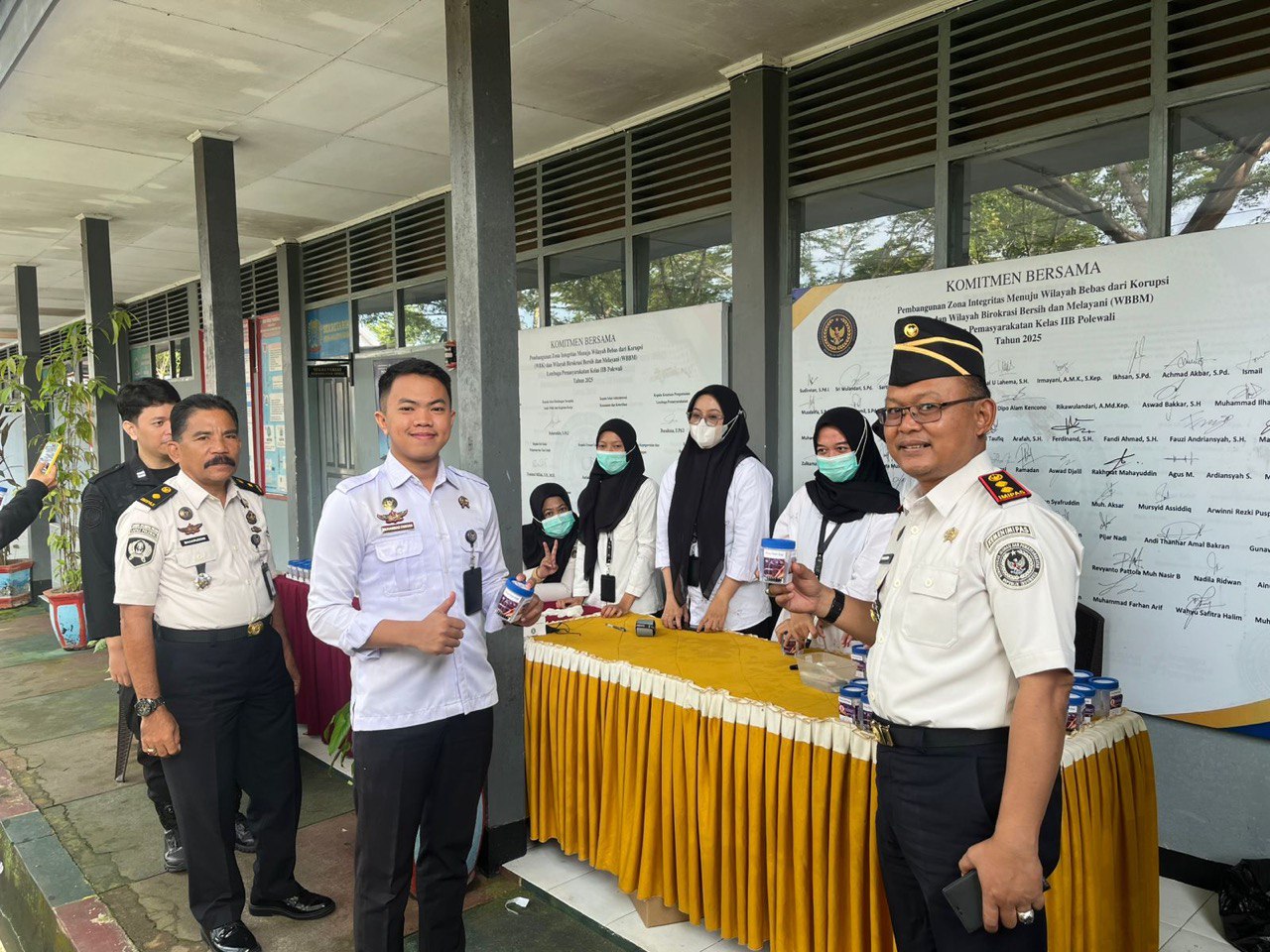 Tes Urine Pegawai dan WBP, Lapas Polewali Tegaskan Komitmen Bebas Narkoba