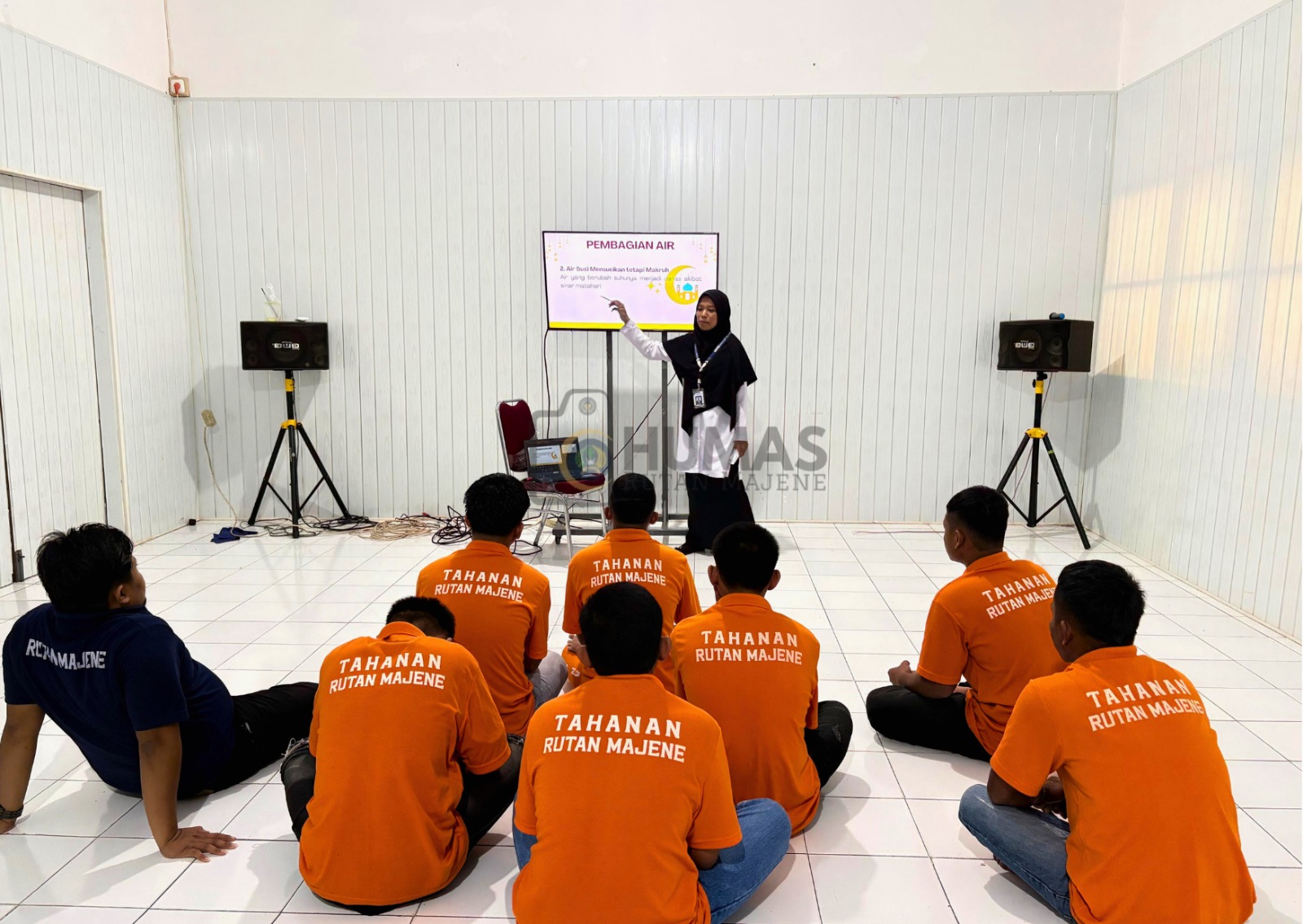 Tingkatkan Kualitas Ibadah di Bulan Ramadan, Rutan Majene Bekali Warga Binaan Pemahaman Taharah dan Praktik Wudu